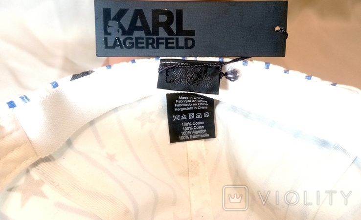 Karl Lagerfeld Мужская Бейсболка Неиспользованная, фото №6