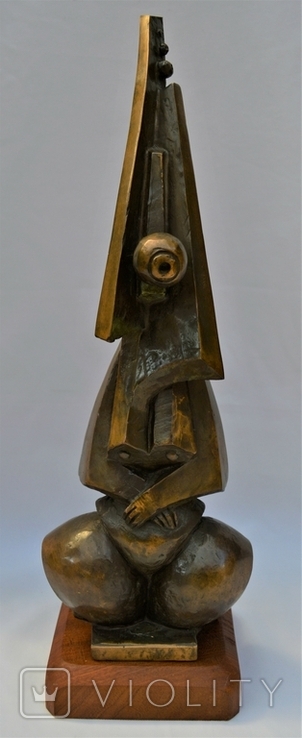 Бронзова скульптура Святослава Саратовського "Очі дівочі", фото №2