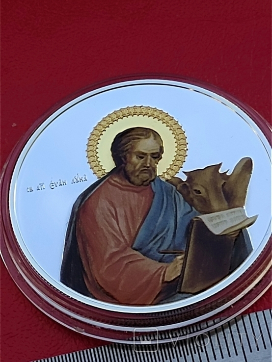 2 долари,Ніуе 2011 Евангеліст - Святий Лука, фото №9