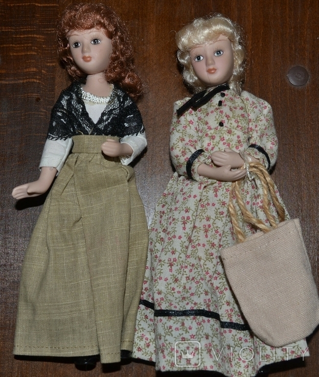 Куклы фарфоровые - 2шт.., фото №2