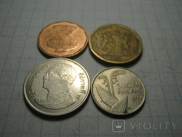 Монети світу 4 шт., фото №5