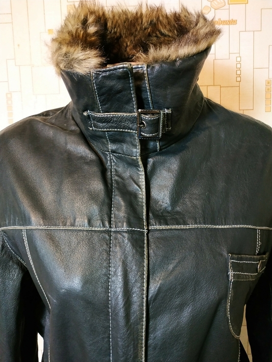 Куртка шкіряна жіноча LLOYD р-р прибл. L-XL, фото №5