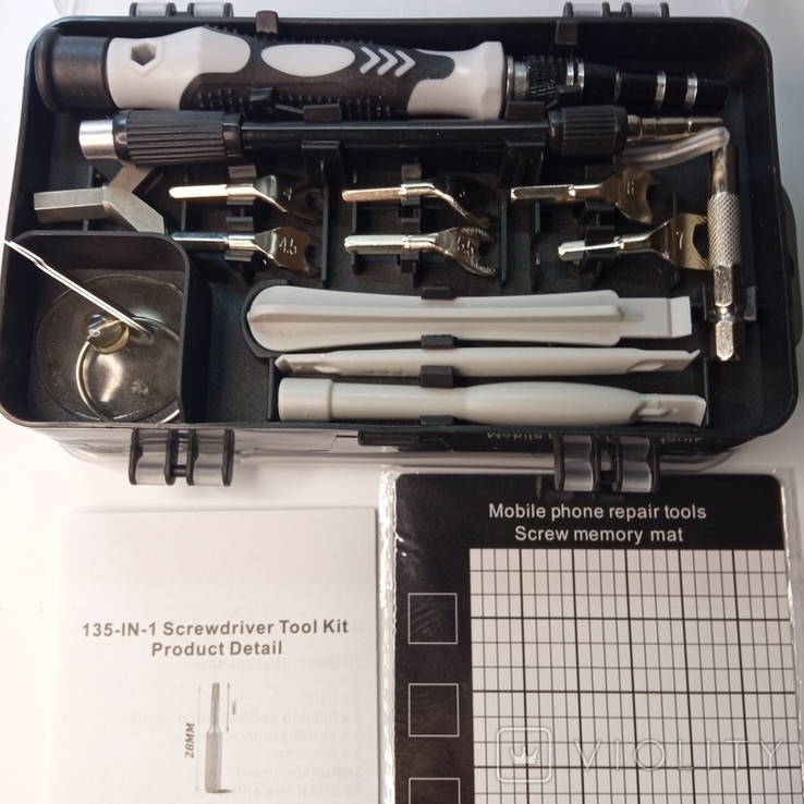 Набір інструменту для ремонту техніки 135in1, фото №2