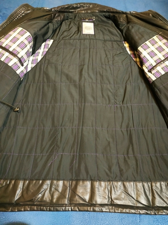 Куртка демісезонна чоловіча BUGATTI екошкіра(напилення) р-р 60, фото №10