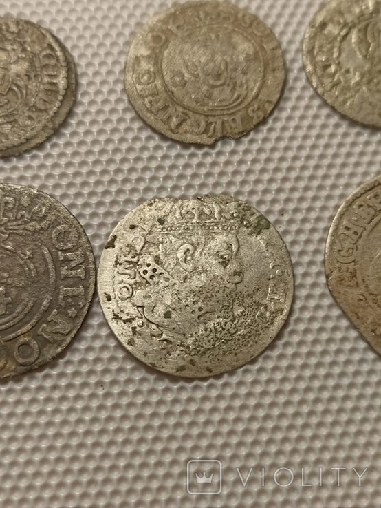 Монеты Речи Посполитой (12 шт), фото №7