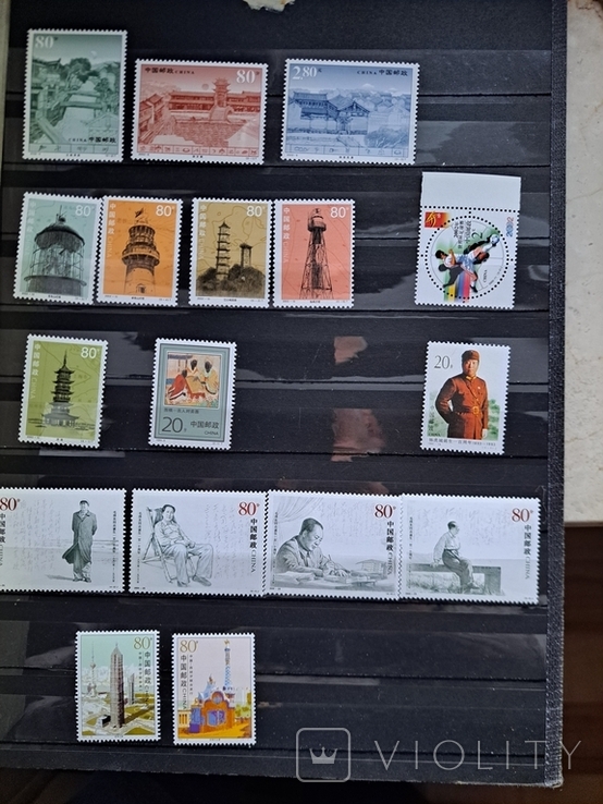 Большой лот негашених марок Китая, фото №2