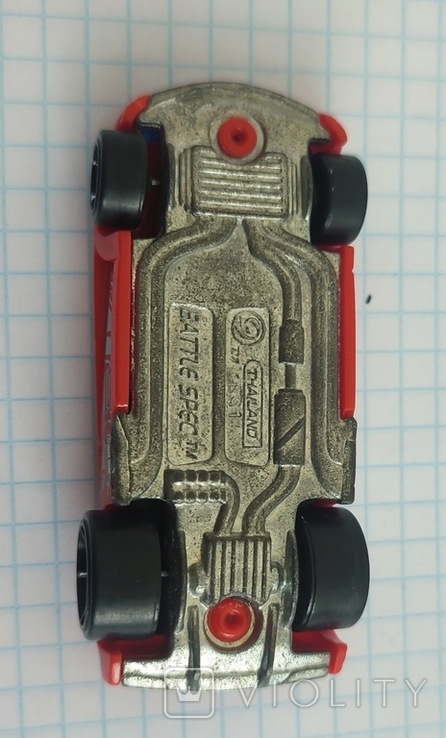 Hot Wheels,Battle Spec, Red/Silver, Rare, Thialand, Loose, Pre-Owned (HW105), фото №5