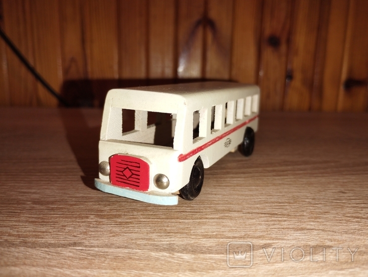 Модель автобуса 1:87 (дерево), фото №3