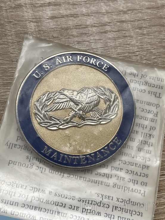 Жетон u.s air force maintenance token unitet states, фото №5