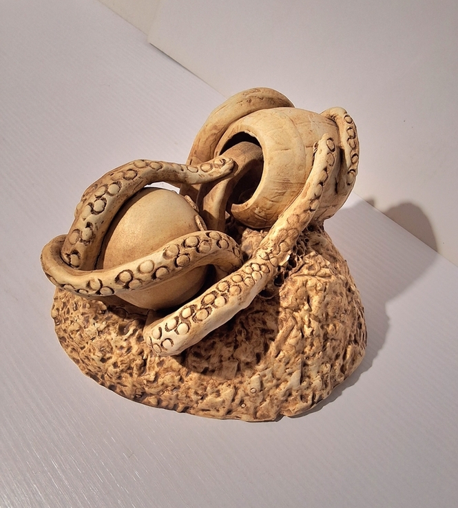 Осьминог, керамический декор, фото №9