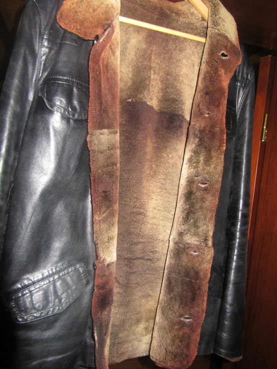 Стильная дубленка ,куртка, Натуральная кожа, фото №9