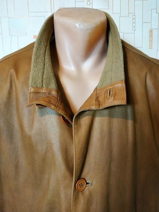 Куртка шкіряна чоловіча без утеплювача CHEMISCHE р-р 50, фото №5