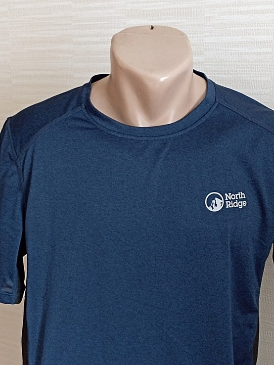 North Ridge Спортивная треккинговая футболка мужская под джинс + сетка L, фото №4