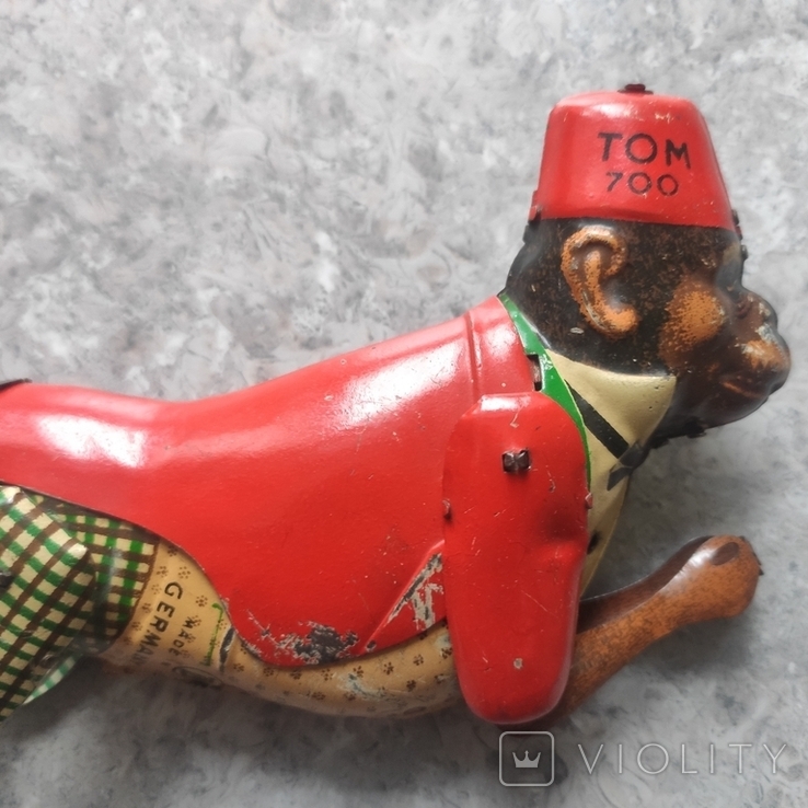 Жестяная обезьяна Lehmann Kletteraffe. Tom 700. Made in Germany. 30-е годы., фото №4