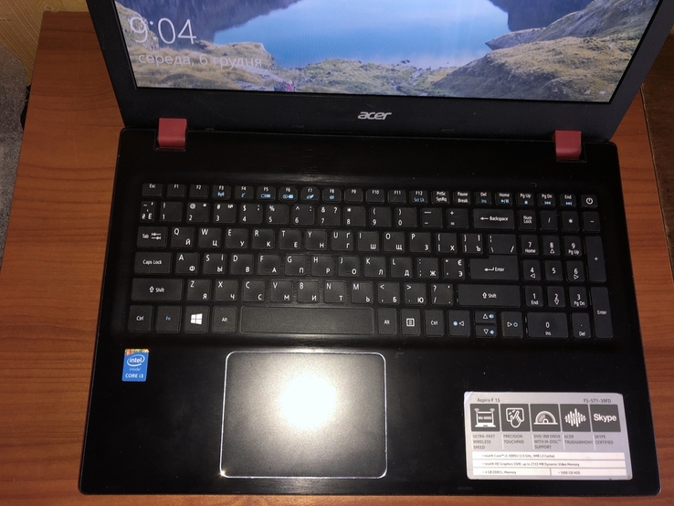 Ноутбук Acer F5-571 i3-5005U/6gb /HDD 500GB/Intel HD5500, фото №7