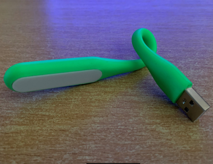 Міні USB LED гнучкий ліхтарик, фото №4
