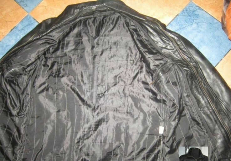 Велика шкіряна чоловіча куртка LEDER Spezial. Німеччина. 68р. Лот 1117, фото №6