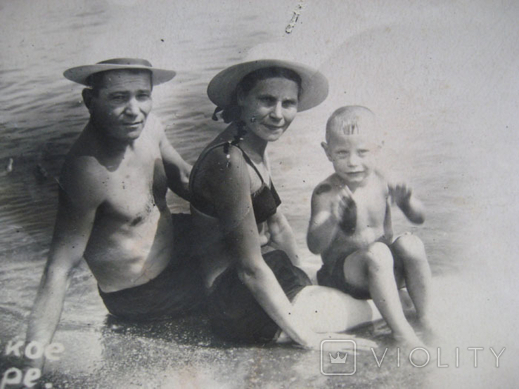 Пляж, г Жданов, (Бердянск), 1957 г, фото №4