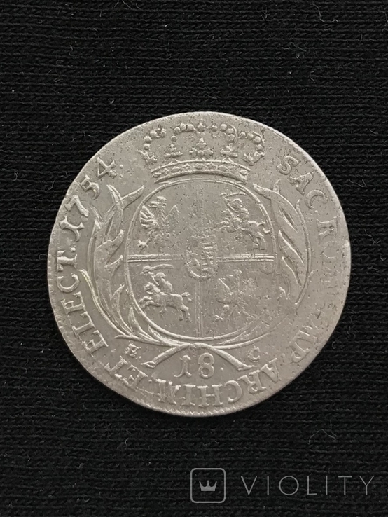 Орт 1754 (18 грошей), фото №8