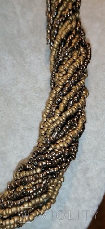 Ожерелье бижутерия из бисера, фото №7