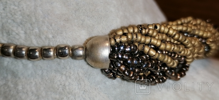 Ожерелье бижутерия из бисера, фото №11