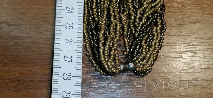 Ожерелье бижутерия из бисера, фото №13
