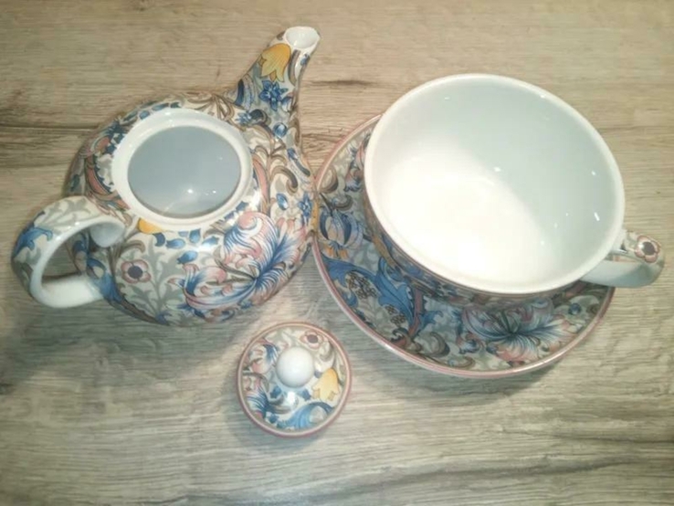 Набір чайний для однієї особи William Morris Golden Lily чайник, numer zdjęcia 7