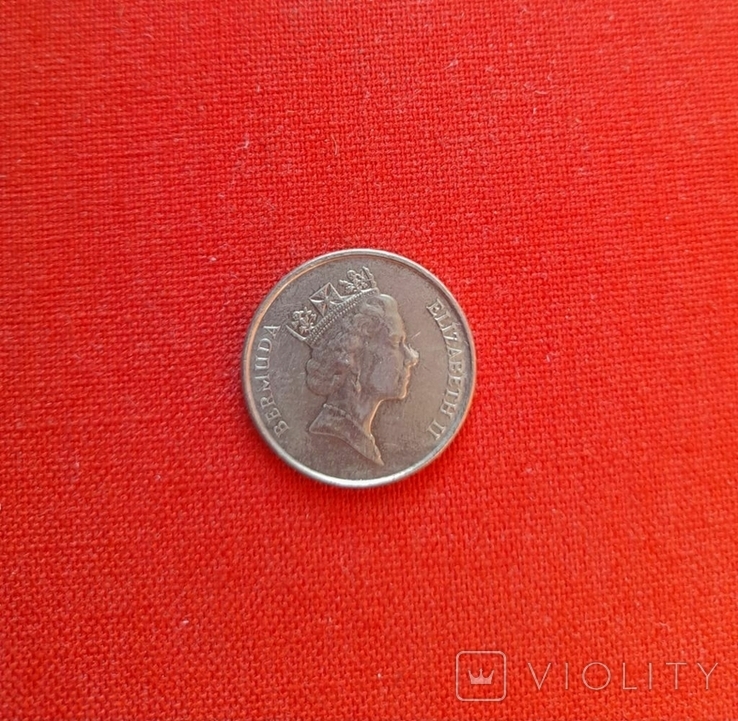 Бермудские Острова 5 центов 1997г.Бермуды, фото №3