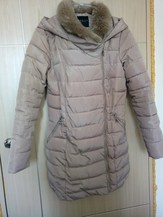 Жіноче пальто зимове, пуховик, довга куртка, приталене пальто. MOHITO, фото №3