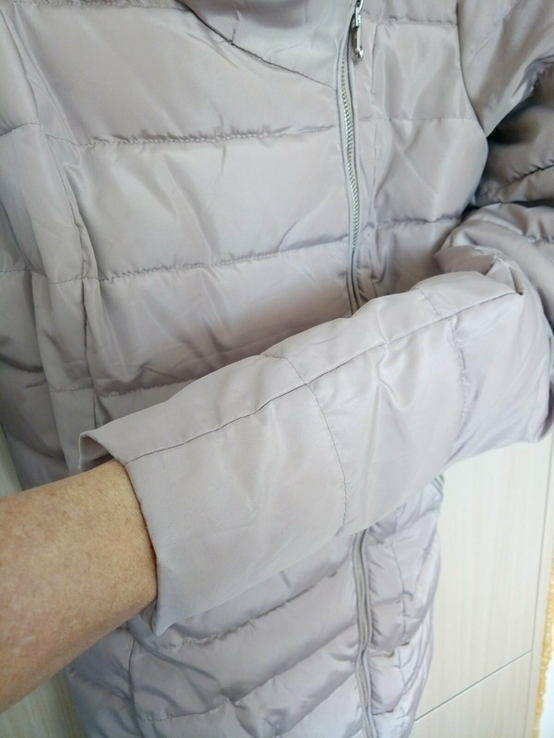 Жіноче пальто зимове, пуховик, довга куртка, приталене пальто. MOHITO, фото №4
