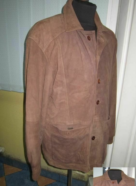 Класична шкіряна чоловіча куртка DAVIGNO. Італія. 58р. Лот 1121, photo number 2
