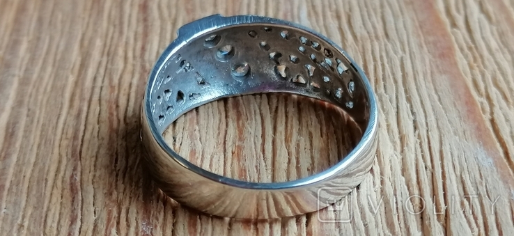 Кольцо серебро 20 р без клейма, фото №4