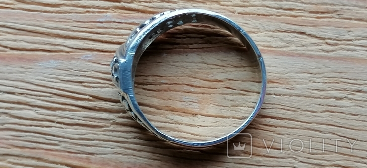 Кольцо серебро 20 р без клейма, фото №7
