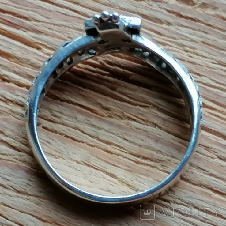 Кольцо интересное серебро 20 р без клейма, фото №6
