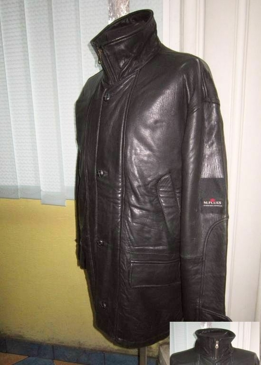 Велика шкіряна чоловіча куртка M.FLUES. Німеччина. 66р. Лот 1130, фото №4