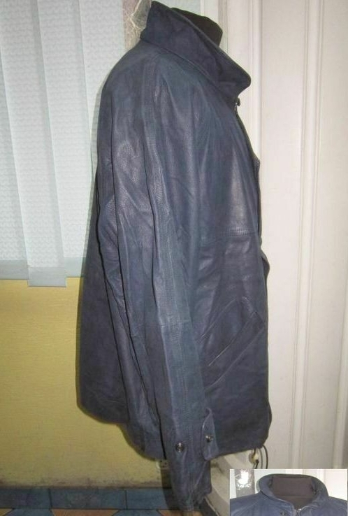 Велика шкіряна чоловіча куртка LINEA LO.RO. Італія. 66р. Лот 1132, фото №6