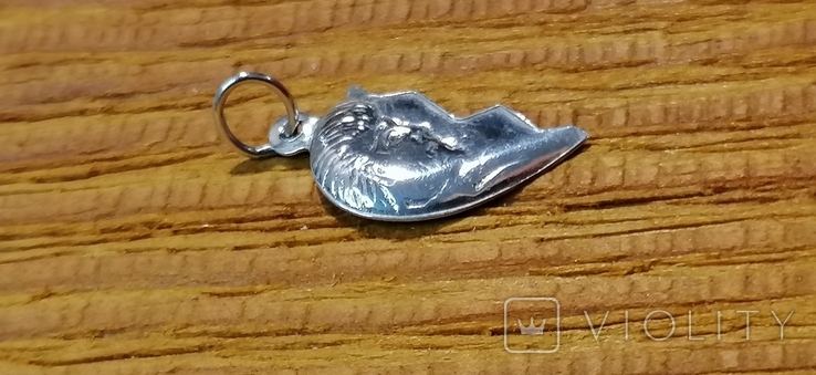 Кулон серебро часть от парного кулона без клейма, фото №3