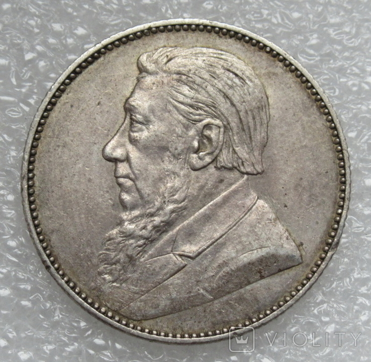 1 шиллинг 1897 г. ЮАР (Трансвааль), серебро, фото №6