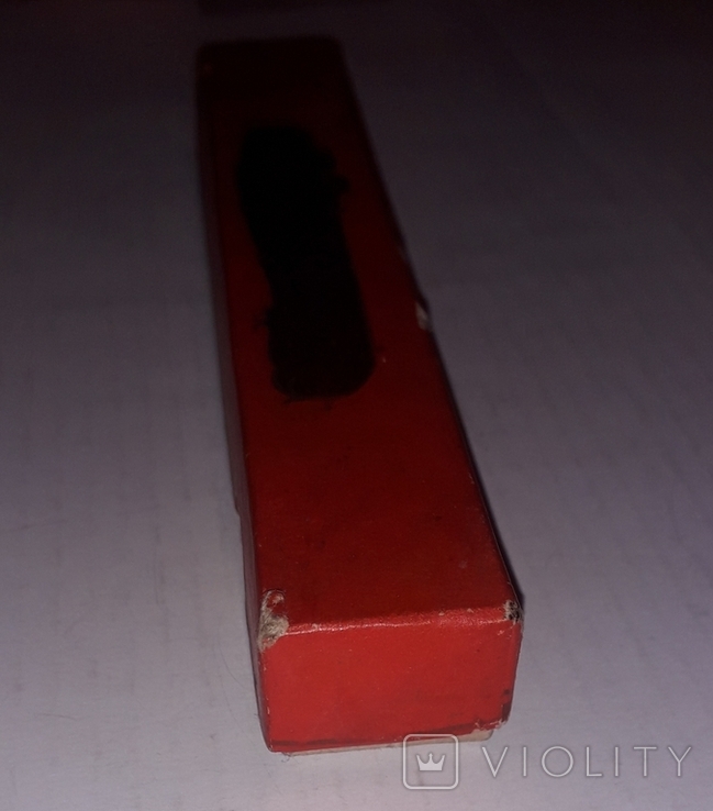 Коробка от эбонитовой ручки АР25, модель 1, Союз/Ленинград, 50-е года - 15х2.2х2 см., фото №5