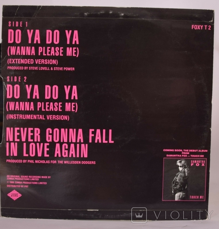 Vinyl - Samantha Fox - Виниловые пластинки 2 шт винил, фото №7