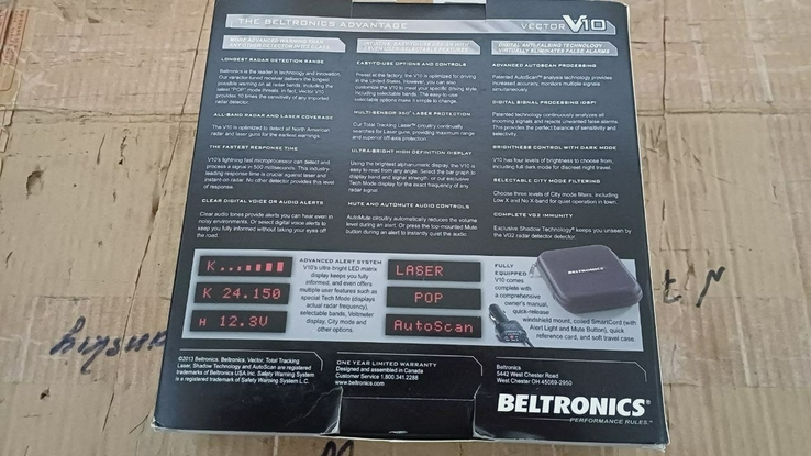 Радар-детекторы Beltronics V10, photo number 6