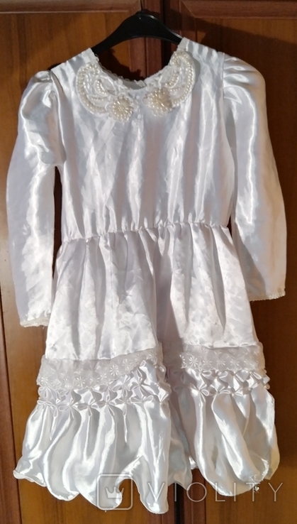Сукня для дівчинки біла, фото №4