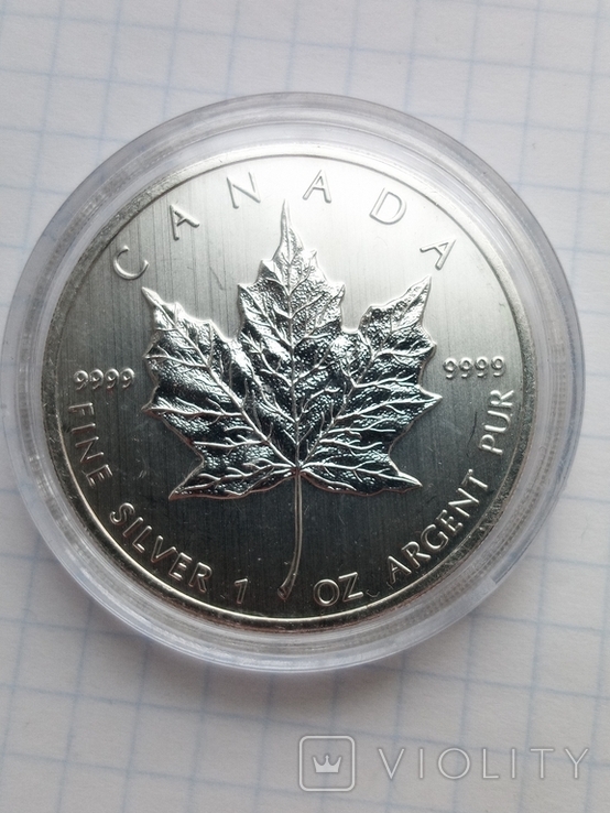 5 доларів Канада 2012 рік срібло, фото №9