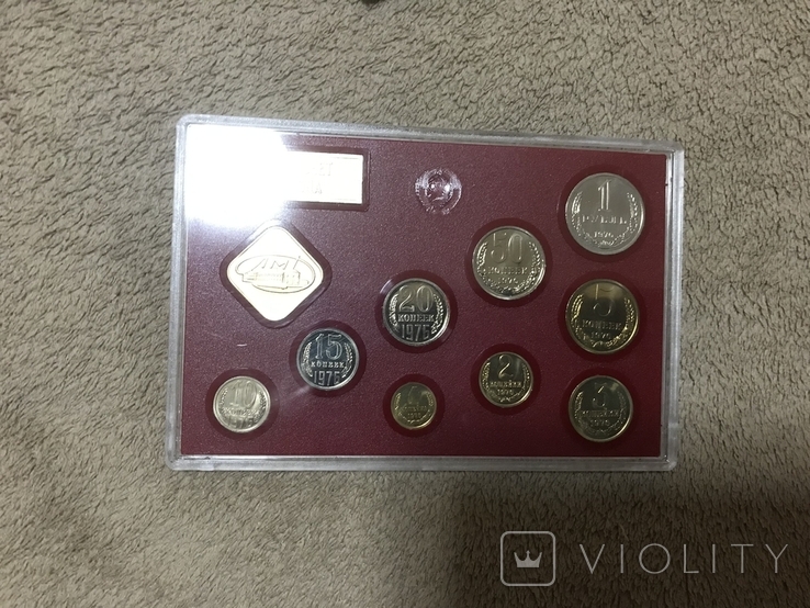 Годовой набор монет СССР 1976, фото №4