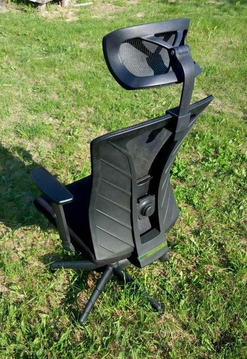Крісло офісне Barsky Mesh Black BM02 стан як новий компьютерное кресло, фото №6