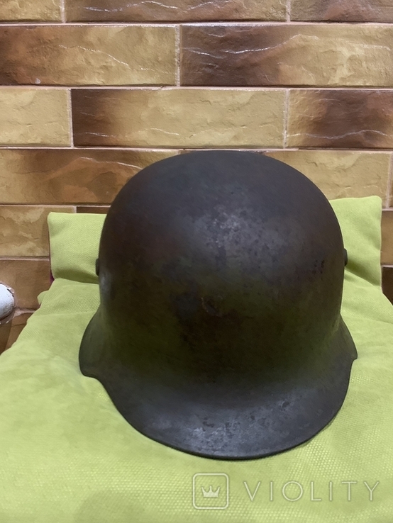 Стальной шлем Венгерский 1933-1945г. Родной покрас., фото №5