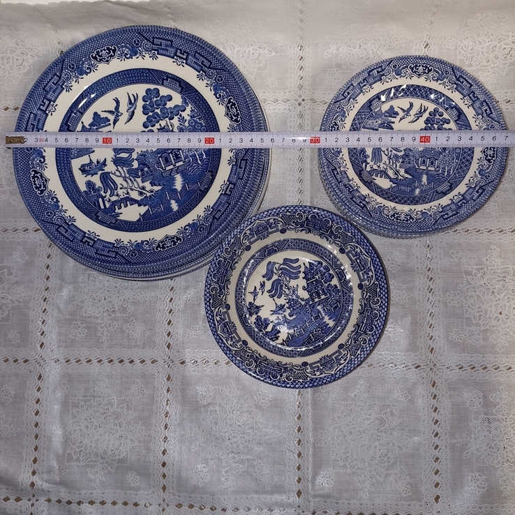 Посуд, Johnson Bros Brothers, Churchill Blue Willow, Англія, фото №6