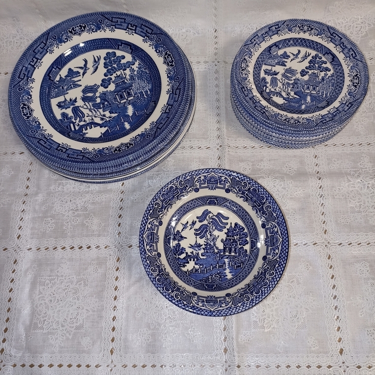 Посуд, Johnson Bros Brothers, Churchill Blue Willow, Англія, фото №7