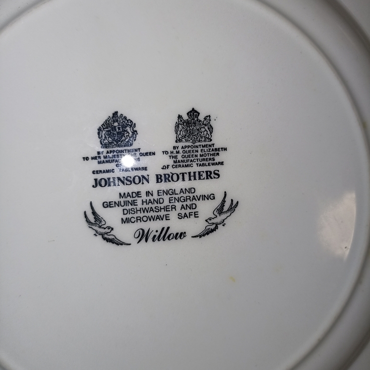 Посуд, Johnson Bros Brothers, Churchill Blue Willow, Англія, фото №10