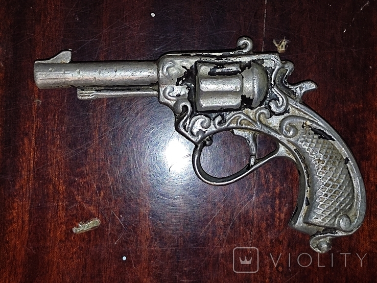 Вінтажна іграшка: револьверний пістолет. СРСР, фото №2